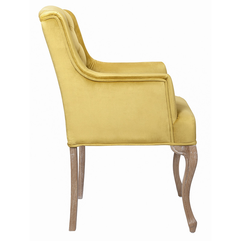 Кресло Mason Classical Armchair gold velour