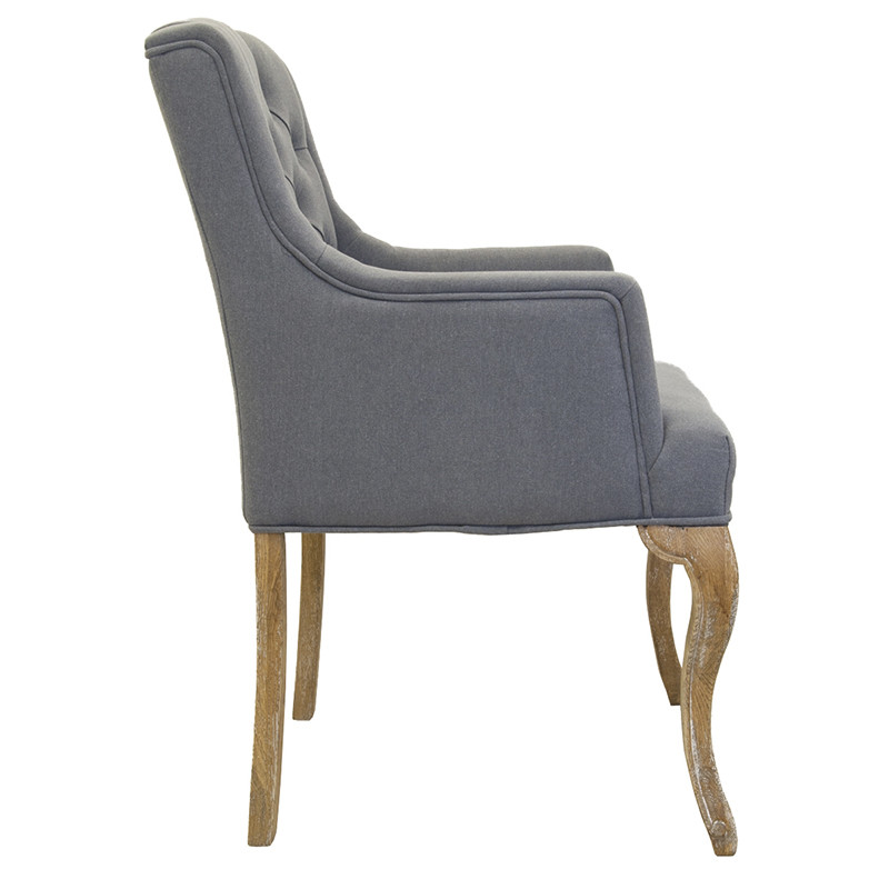 Кресло Mason Classical Armchair grey flax