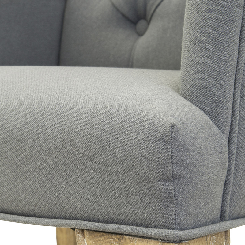 Кресло Mason Classical Armchair grey flax