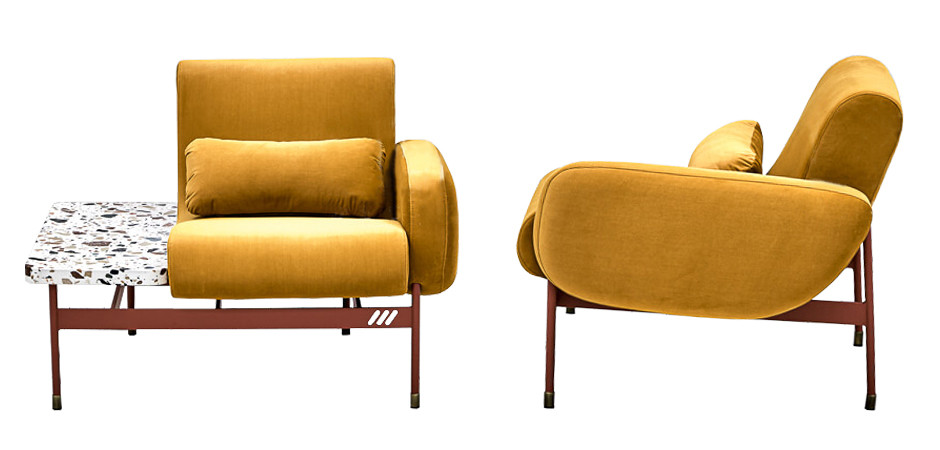 Кресло Mustard and Terrazzo Chair