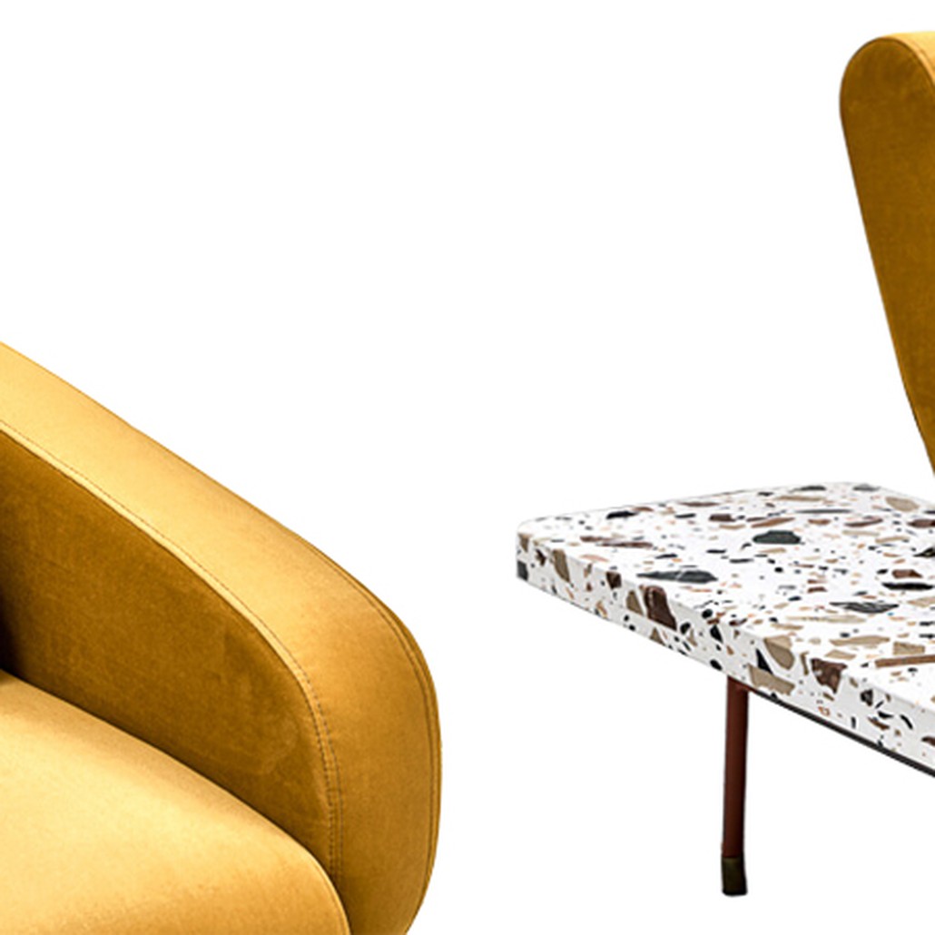 Кресло Mustard and Terrazzo Chair