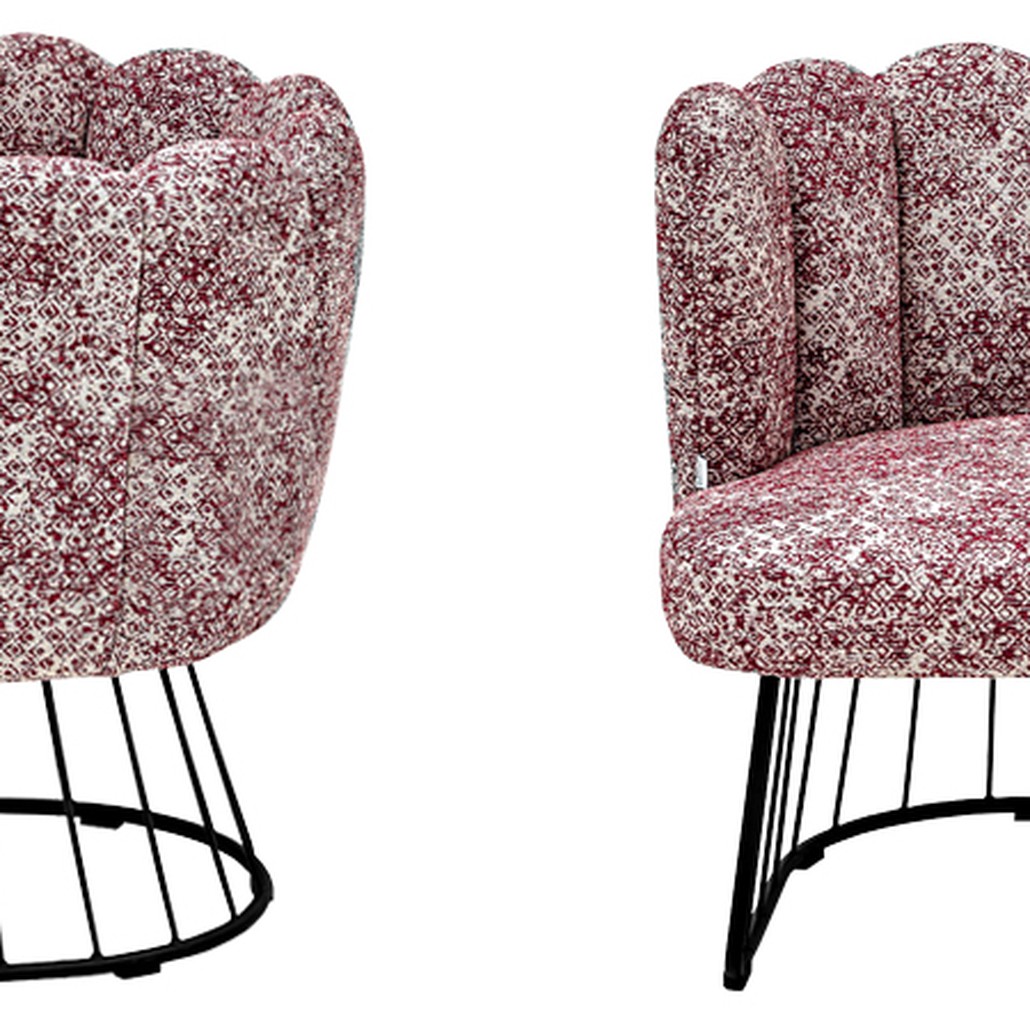 Кресло Noah Armchair cherry-white