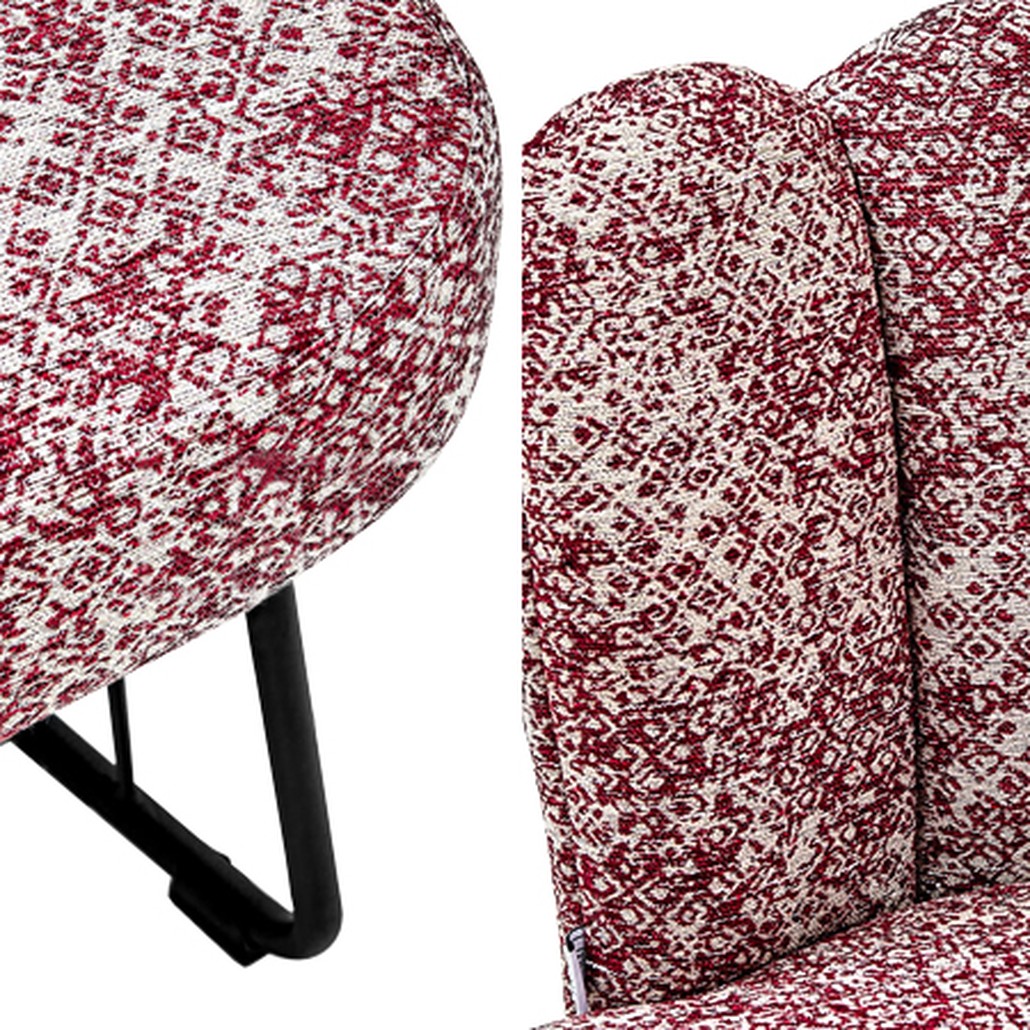 Кресло Noah Armchair cherry-white