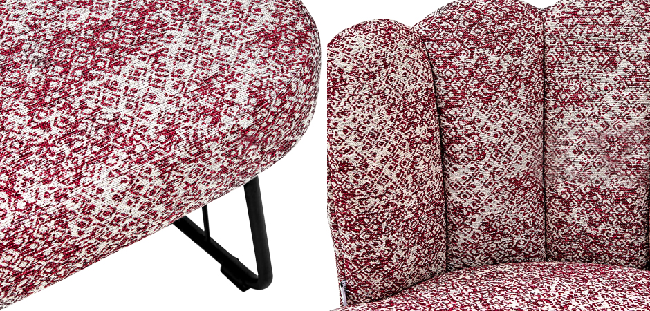 Кресло Noah Armchair cherry-white