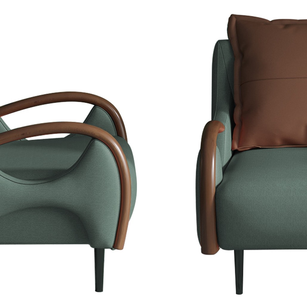 Кресло Oliwier Green Armchair