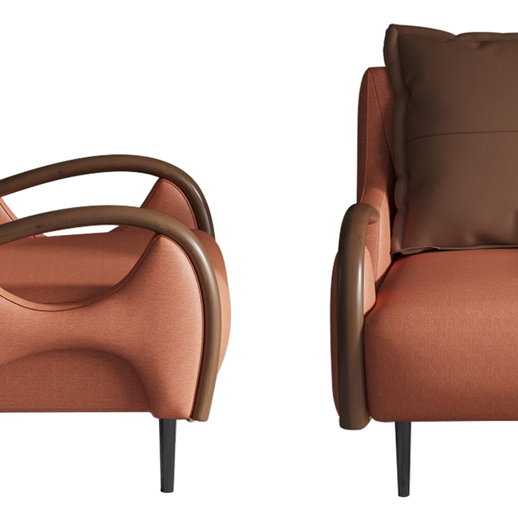 Кресло Oliwier Orange Armchair