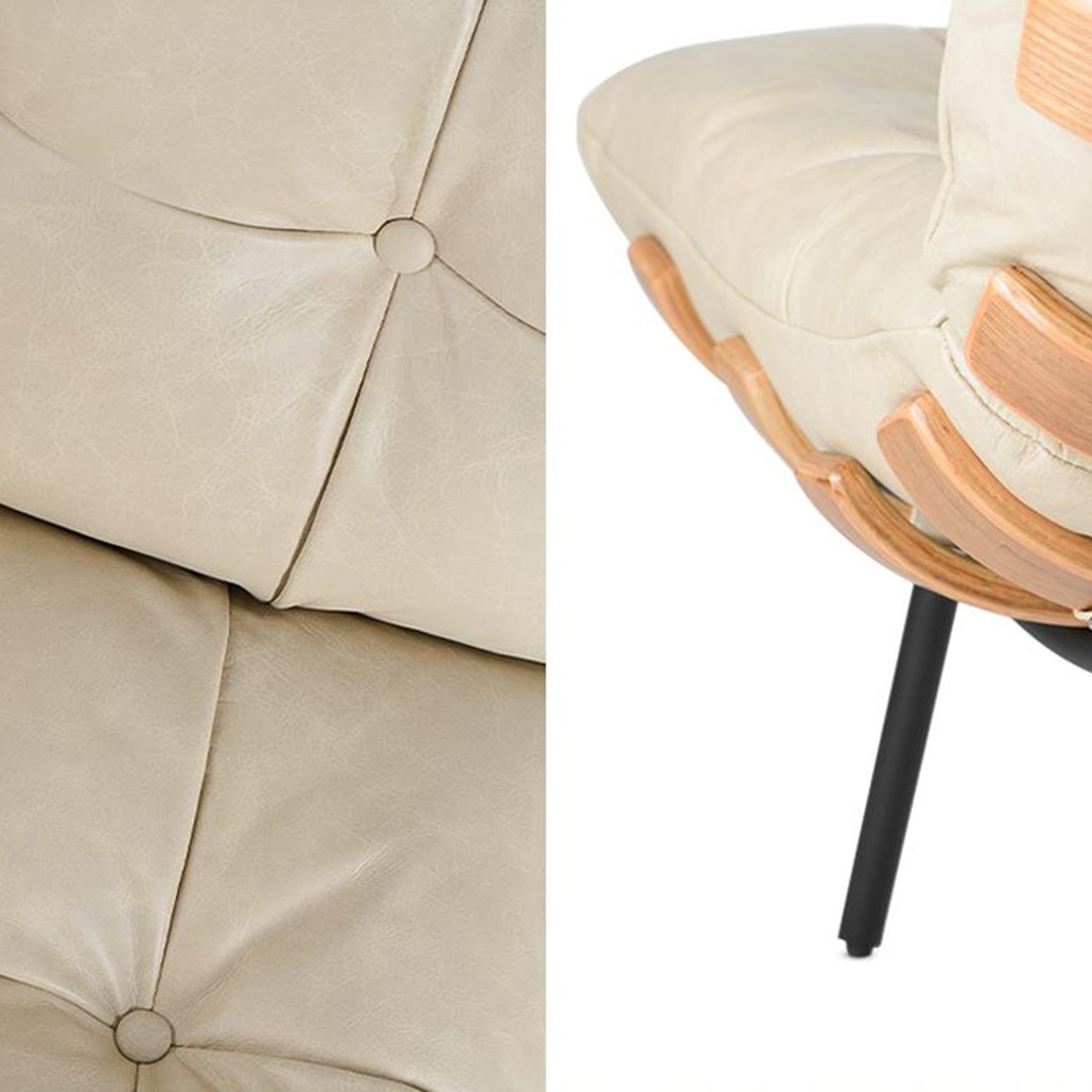 Кресло Philbert Chair beige leather