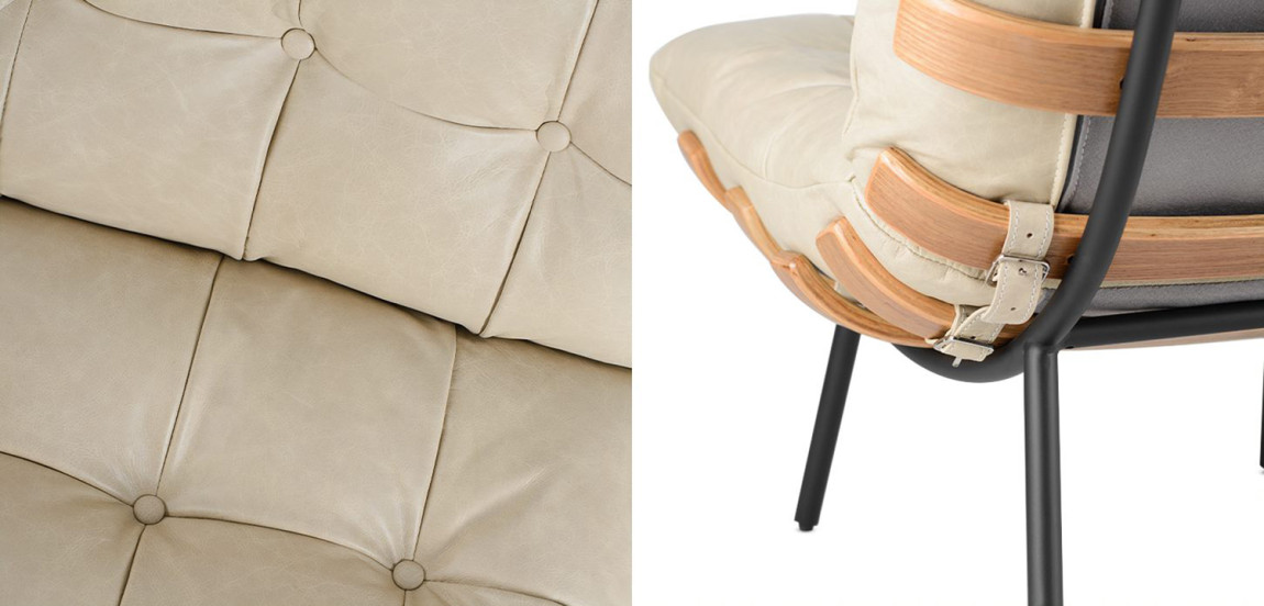 Кресло Philbert Chair beige leather