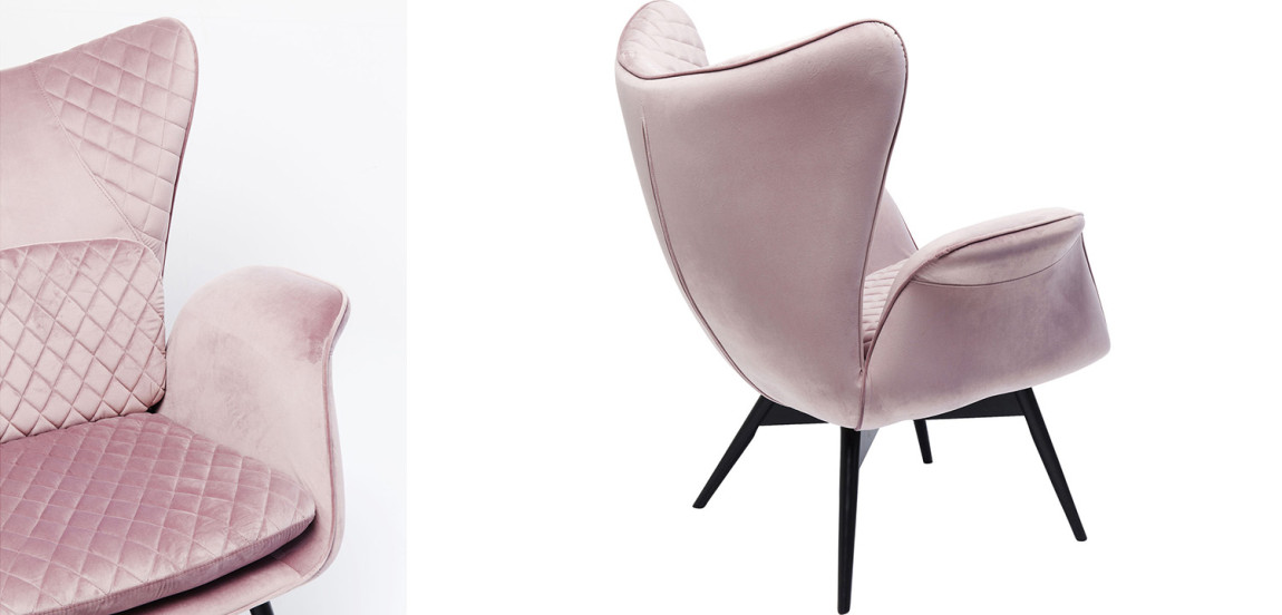 Кресло Pink Velvet Throne