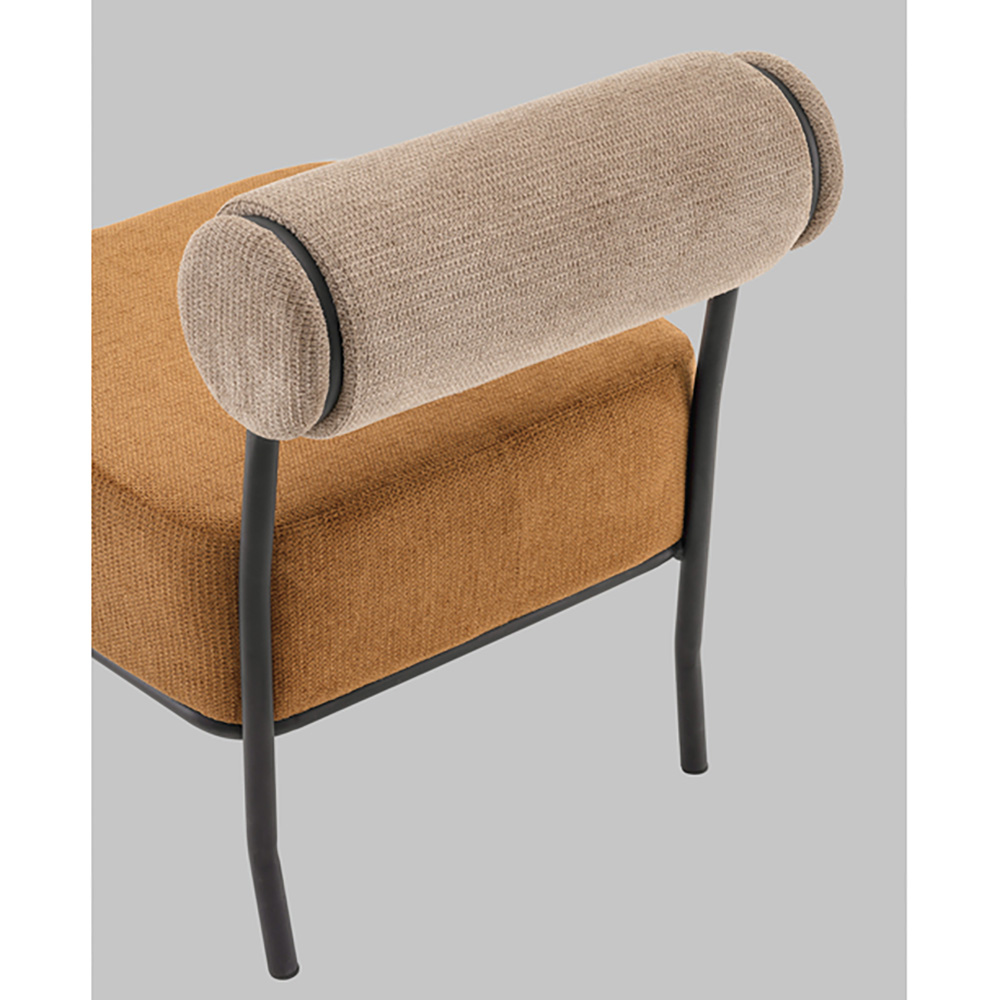 Кресло Ponpoun бежевый терракотовый