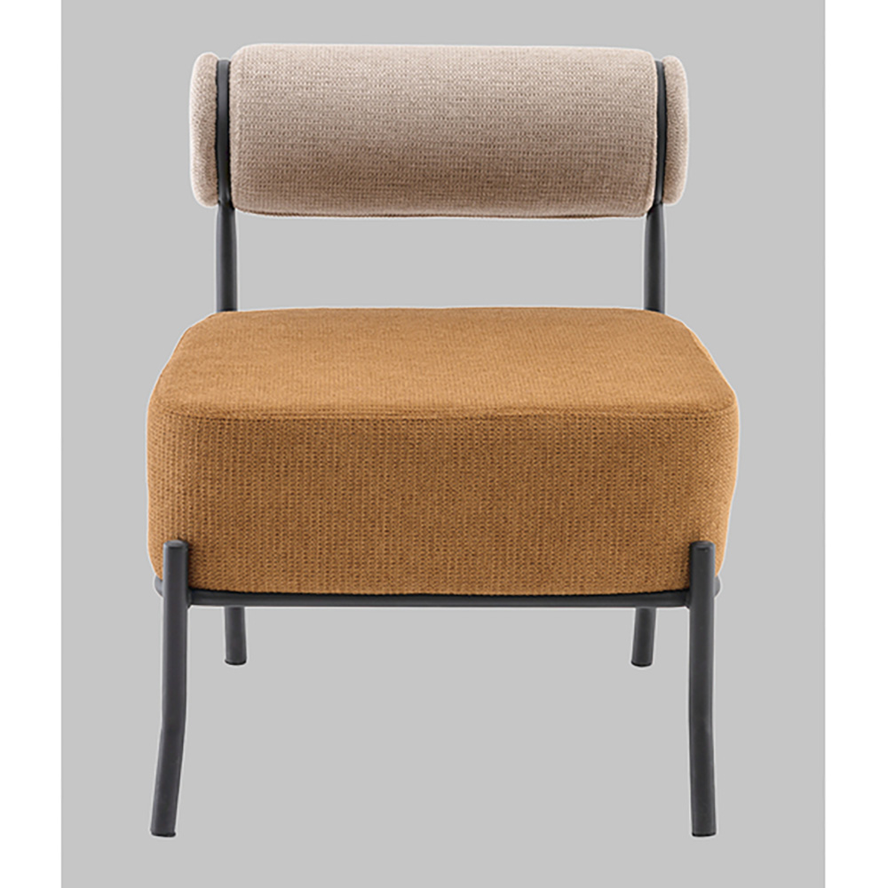 Кресло Ponpoun бежевый терракотовый