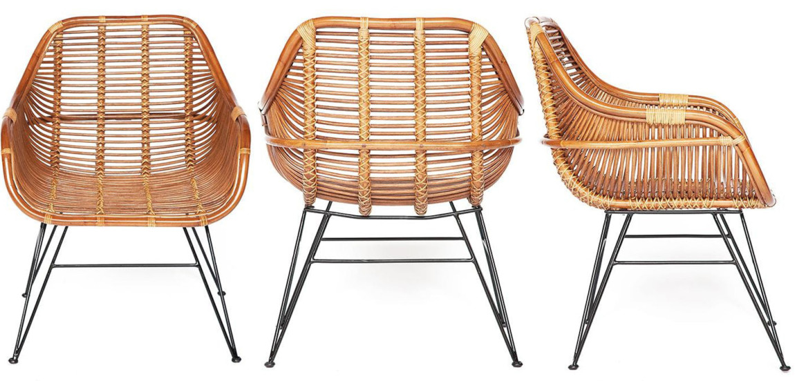 Кресло Rattan Wicker Chair Pitaya