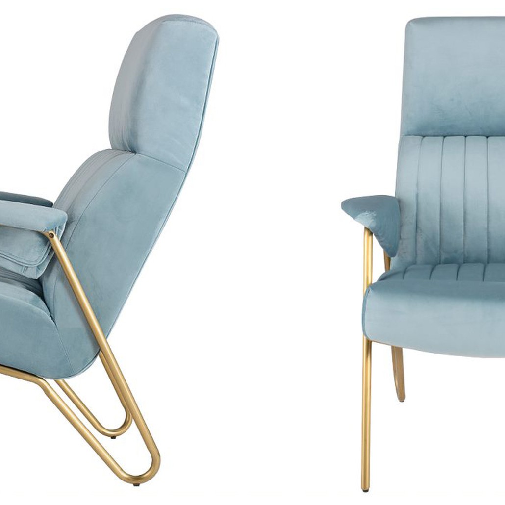 Кресло Solonar light blue