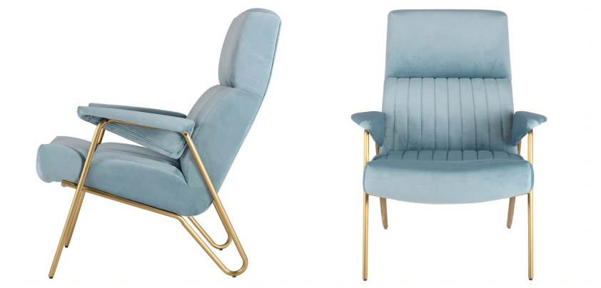 Кресло Solonar light blue