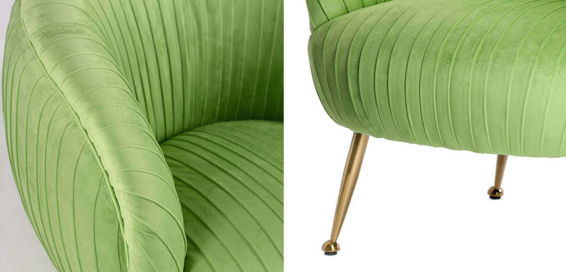 Кресло SOUFFLE CHAIR green