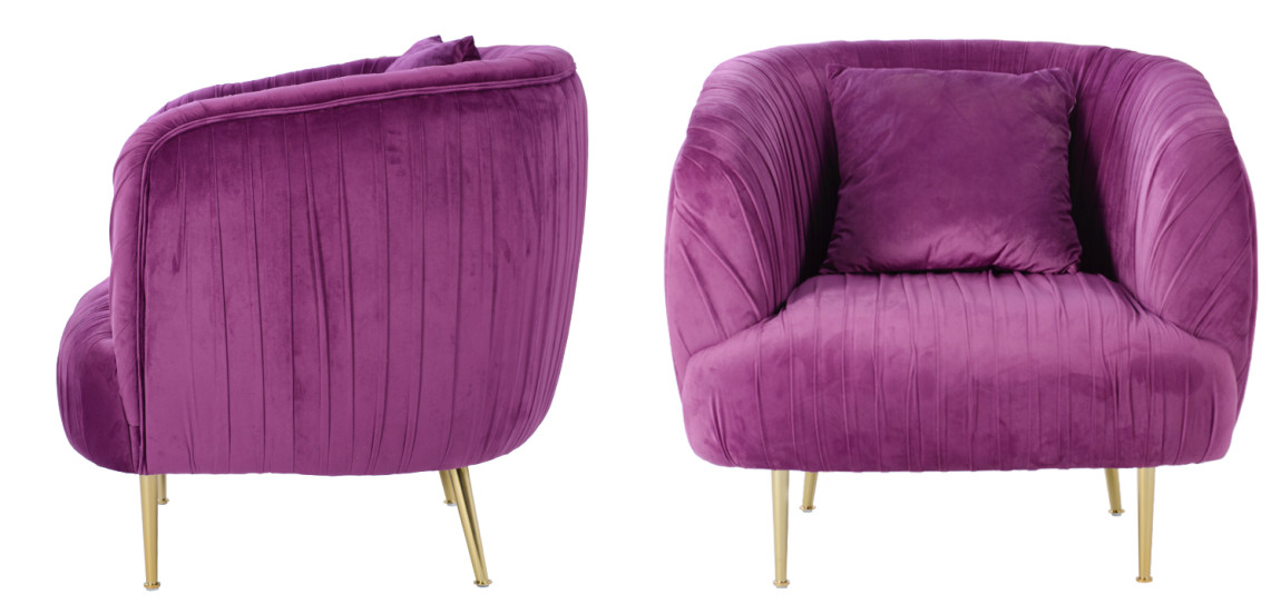 Кресло SOUFFLE CHAIR purple