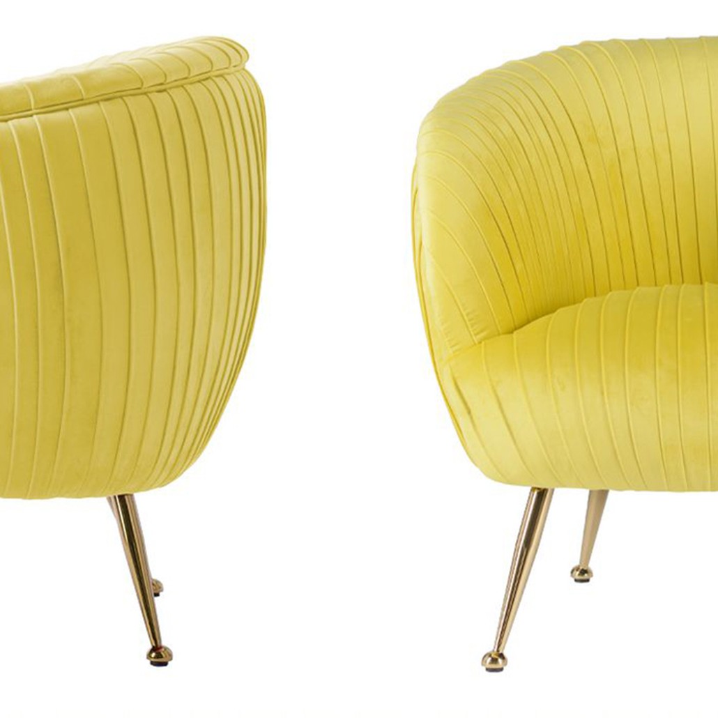 Кресло SOUFFLE CHAIR yellow