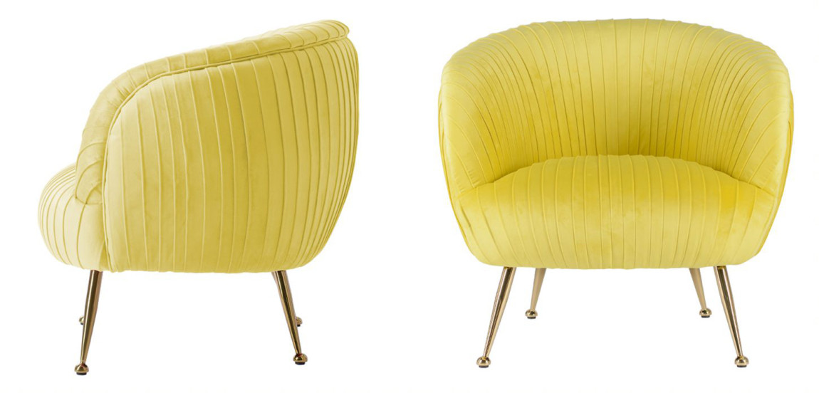 Кресло SOUFFLE CHAIR yellow