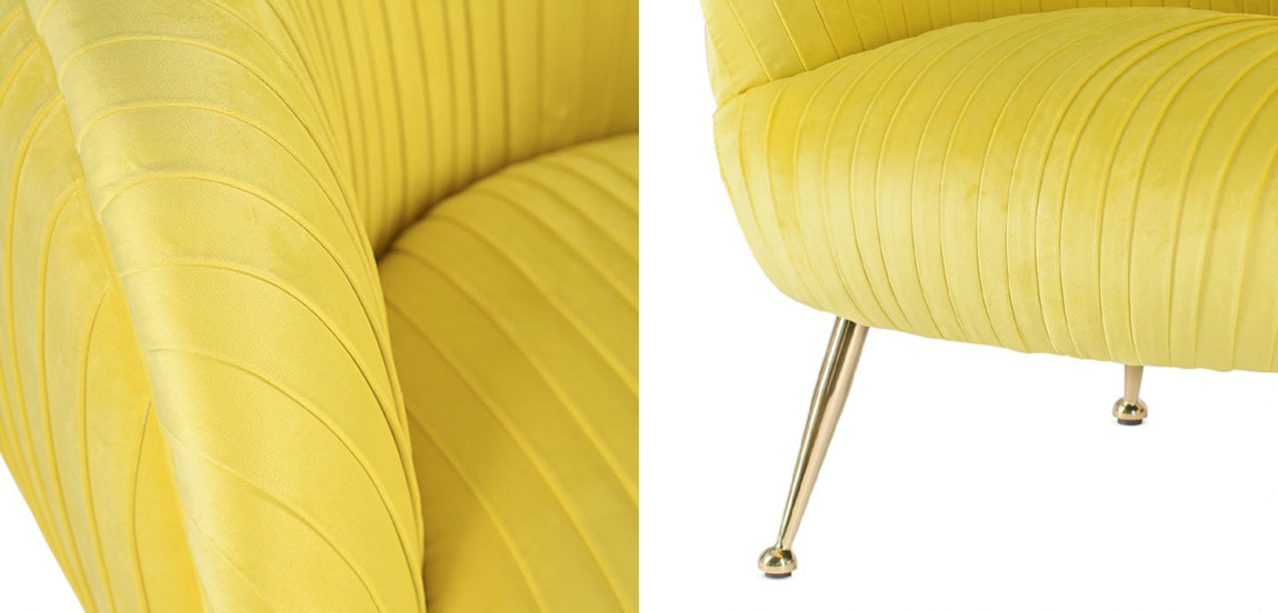 Кресло SOUFFLE CHAIR yellow