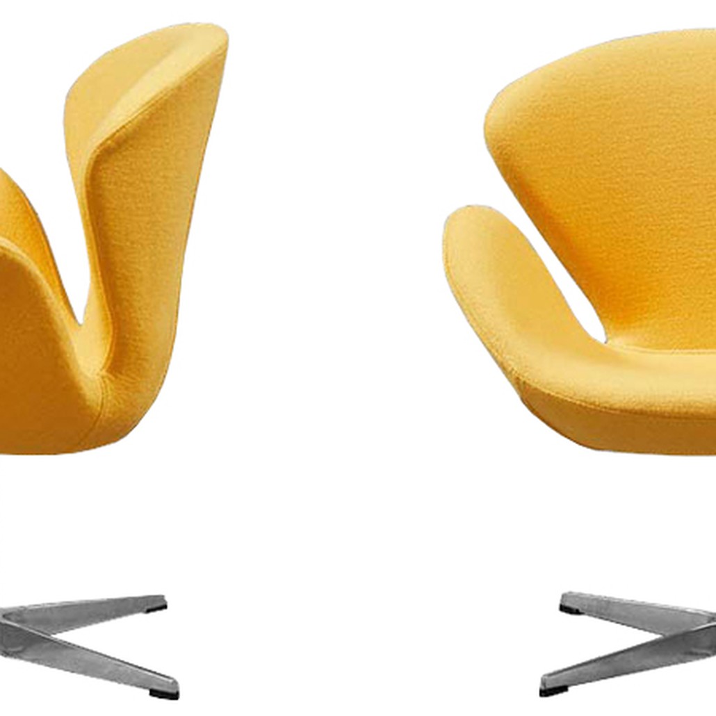 Кресло Swan Chair Yellow