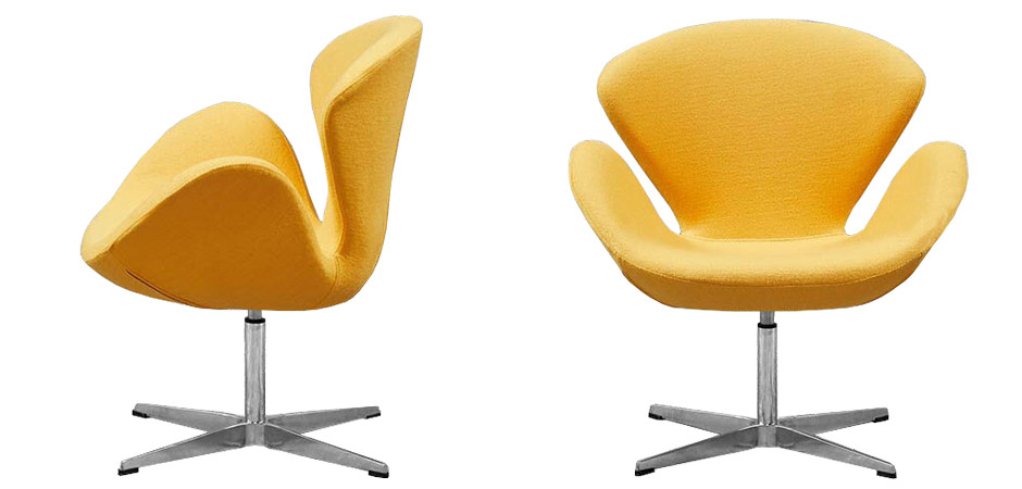 Кресло Swan Chair Yellow