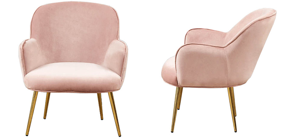 Кресло Waldeck Chair Light pink