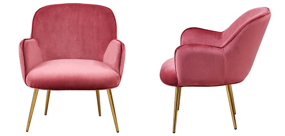 Кресло Waldeck Chair Pink