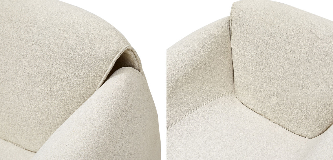 Кресло бежевое в стиле минимализм Chani Beige Armchair