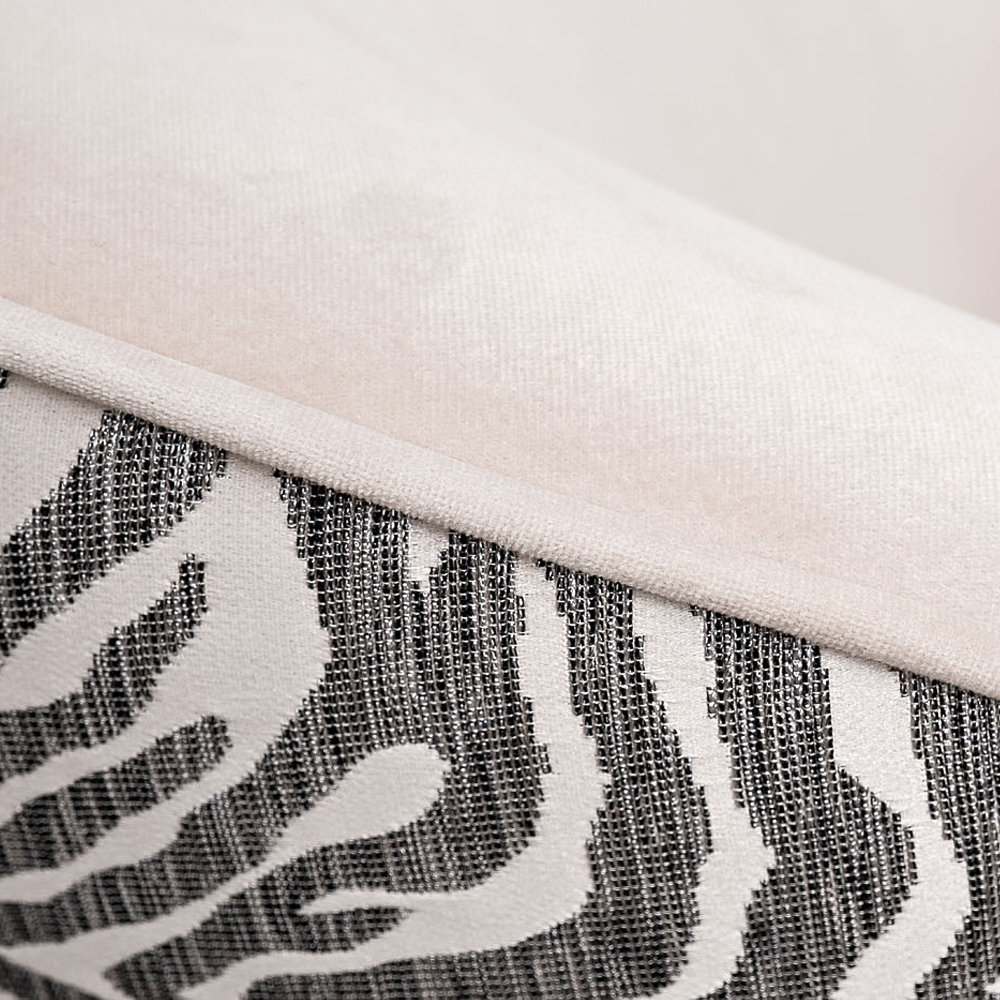 Кресло без подлокотников бежевое с принтом Macrocosm