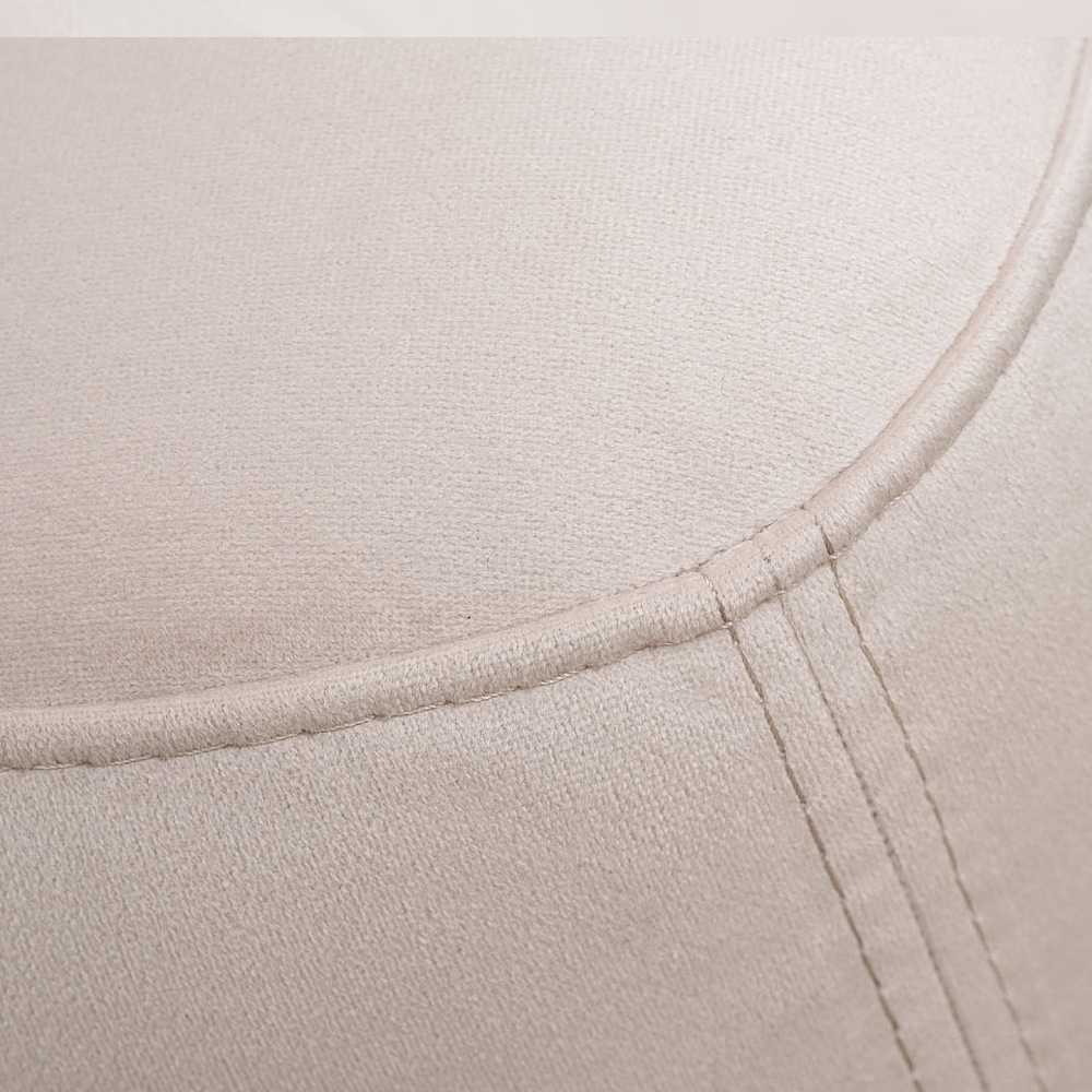 Кресло без подлокотников бежевое с принтом Macrocosm