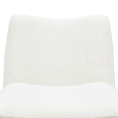 Кресло белое Cress White Boucle Collection Armchair