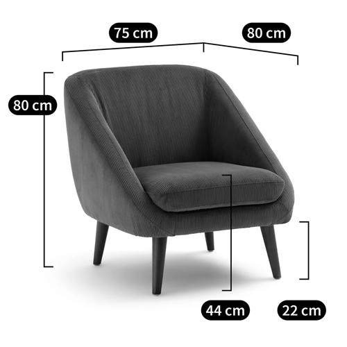 Кресло бирюзовое Pauley Turquoise Armchair