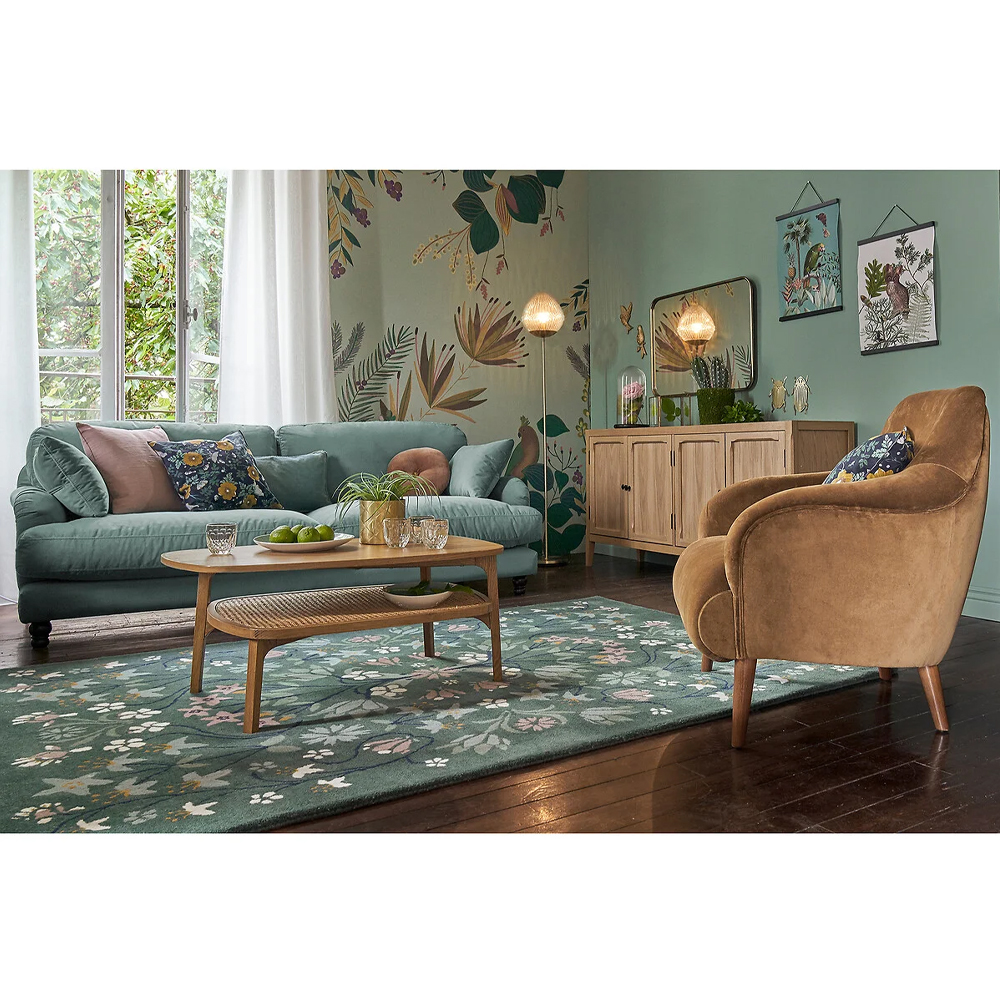 Кресло велюровое горчичного цвета Diaspro Mustard Armchair