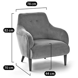 Кресло велюровое горчичного цвета Diaspro Mustard Armchair