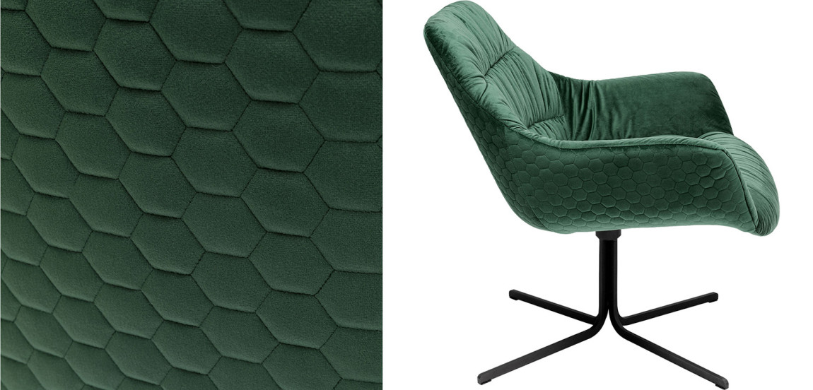 Кресло вращающееся Green Honeycomb