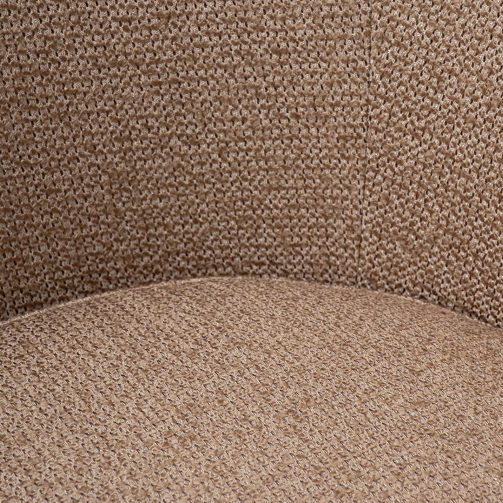 Кресло вращающееся черно-золотая рогожка Julia Armchair Golden Belt