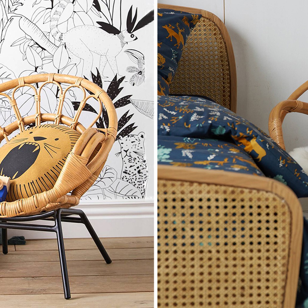 Кресло детское Wicker Baby Chair