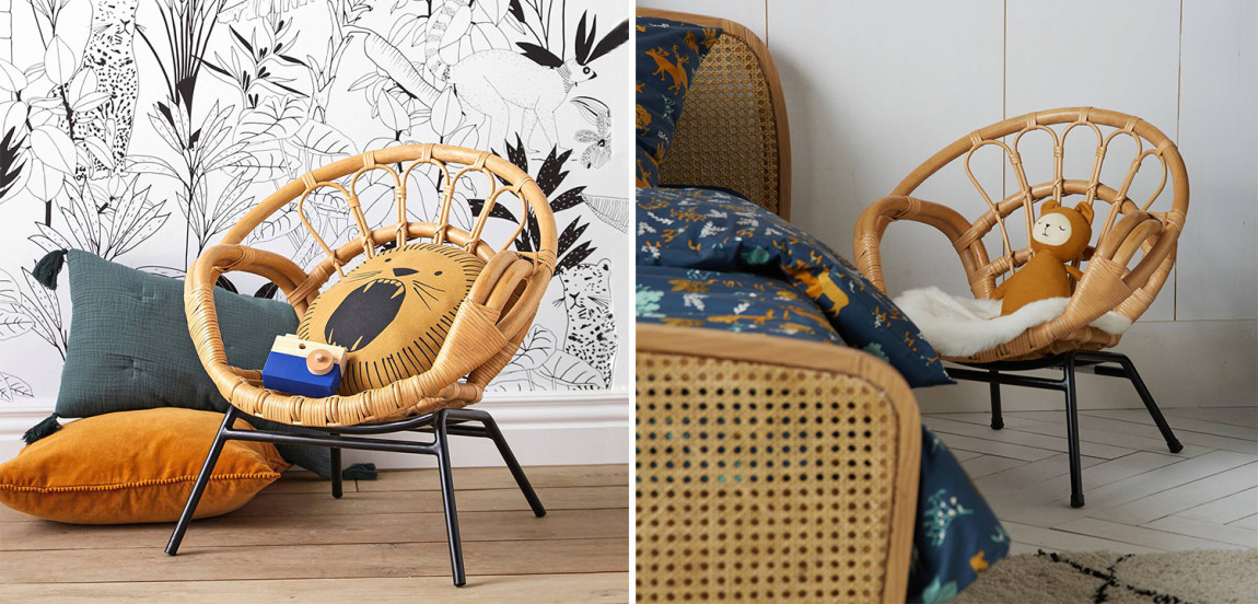 Кресло детское Wicker Baby Chair