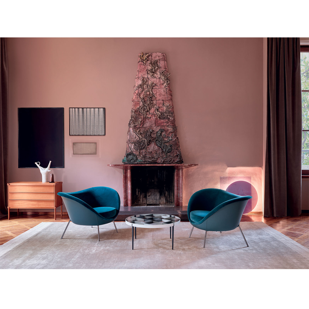 Кресло дизайнерское форма Gio Ponti Armchair