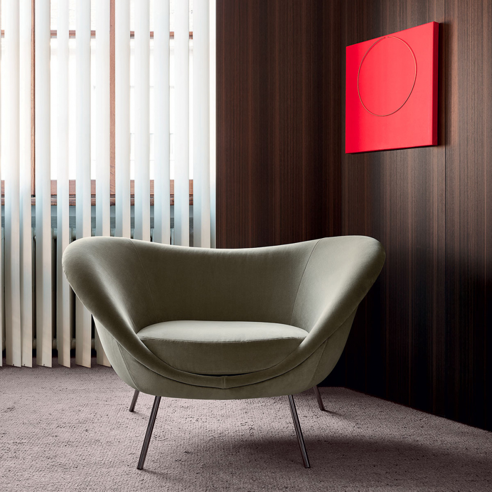 Кресло дизайнерское форма Gio Ponti Armchair