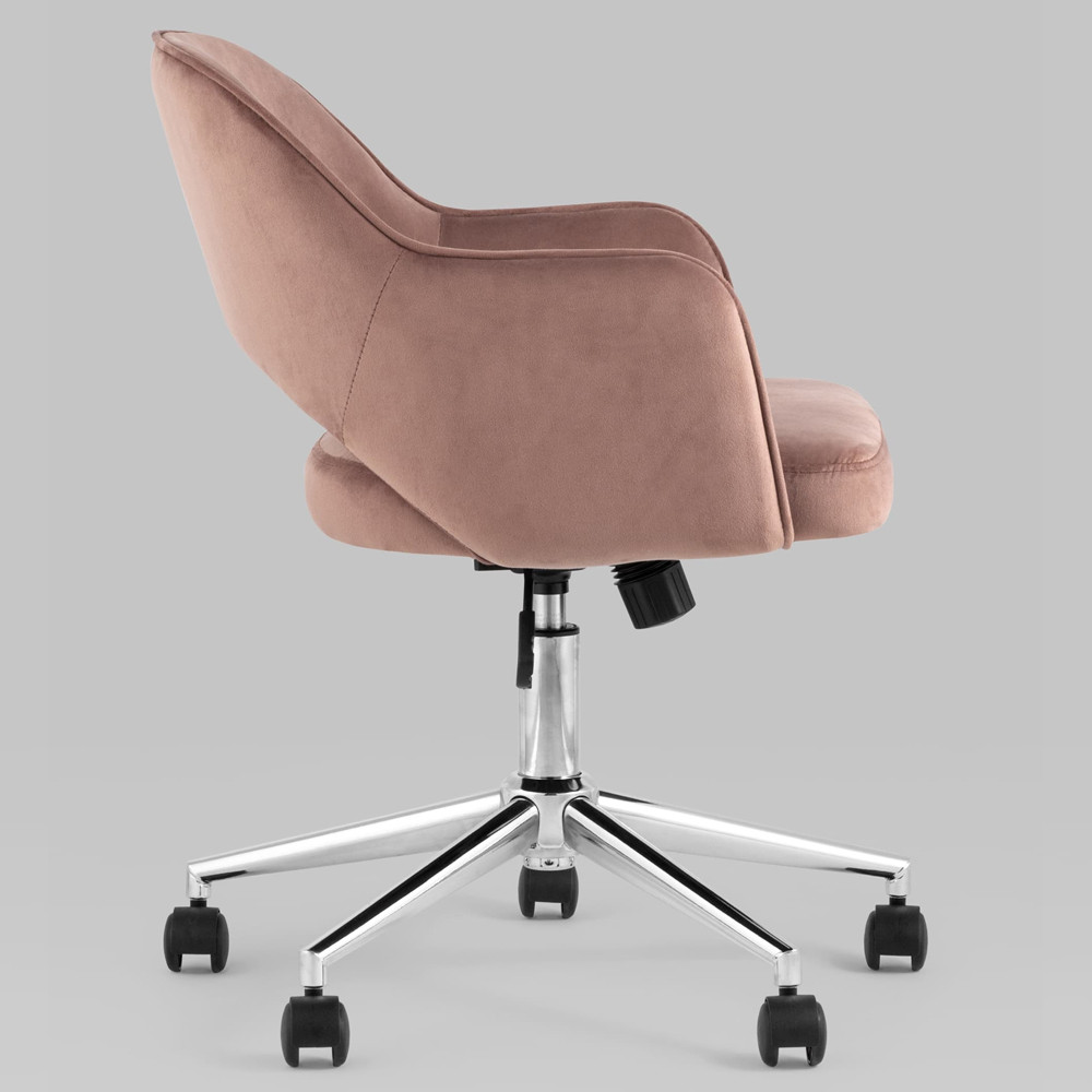 Кресло для компьютерного стола Veloury Pink