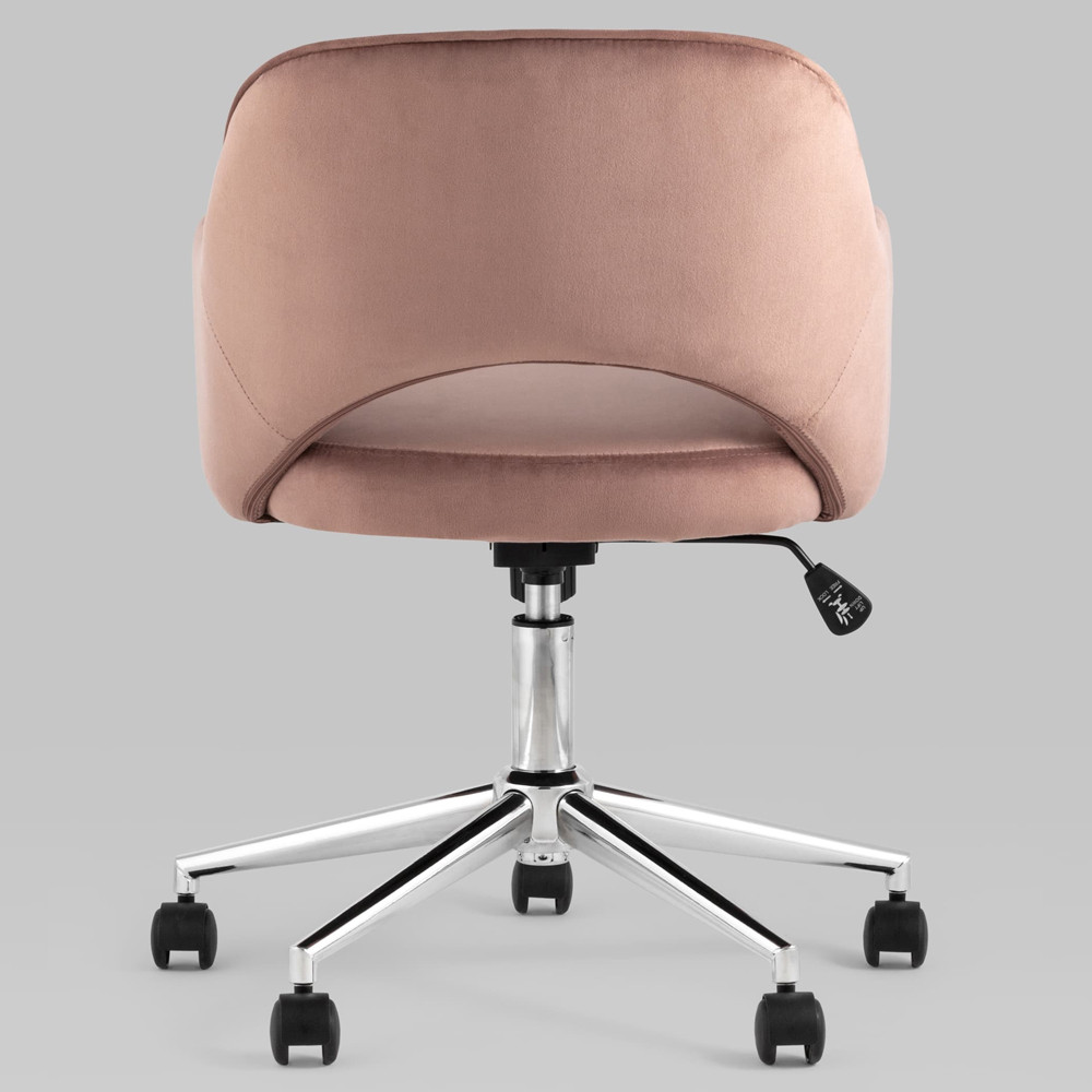 Кресло для компьютерного стола Veloury Pink