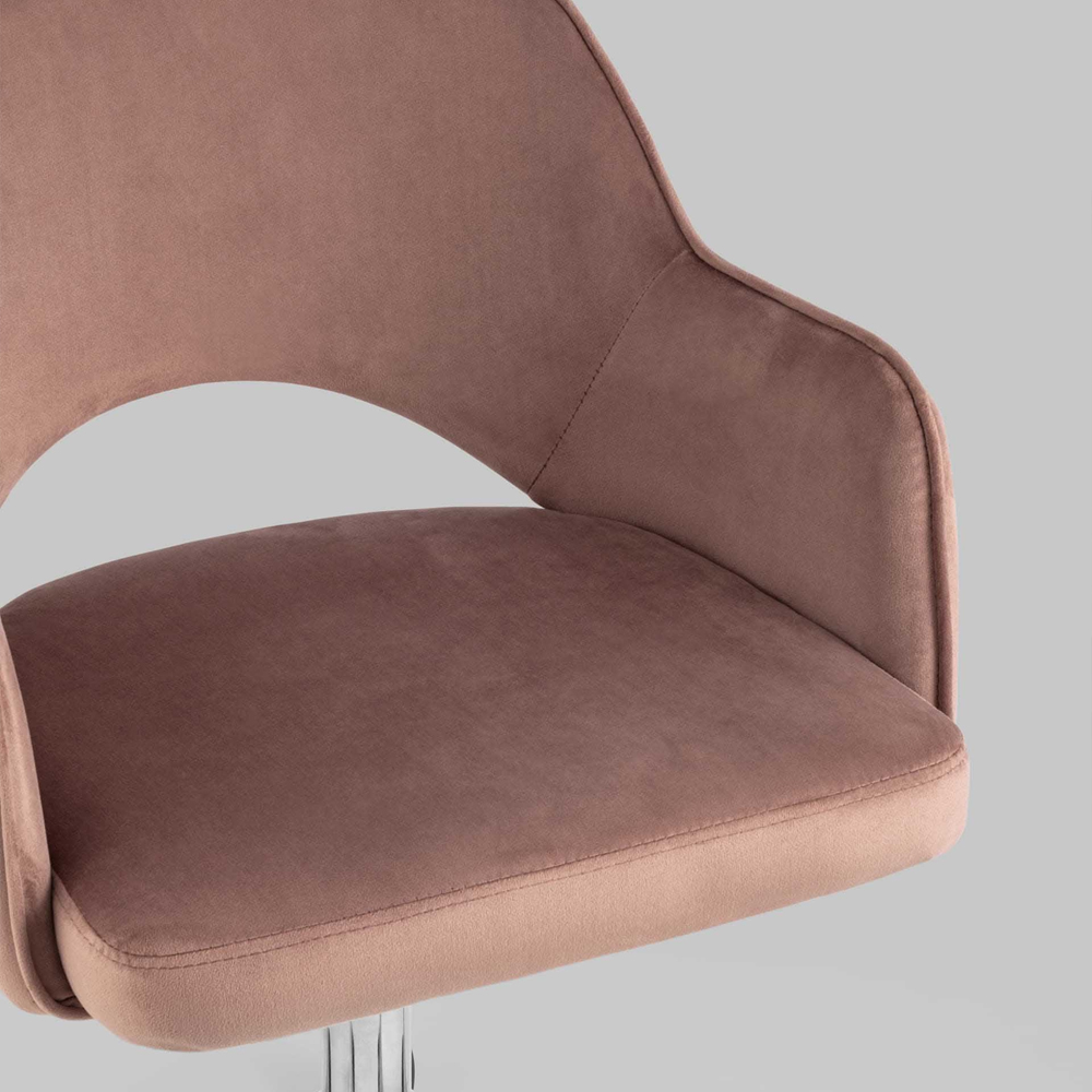 Кресло для компьютерного стола Veloury Pink