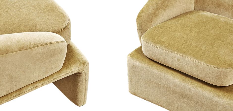 Кресло и пуф Connor Armchair