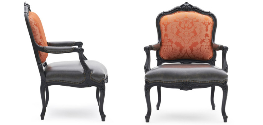 Кресло Классическое Орнамент дамаск