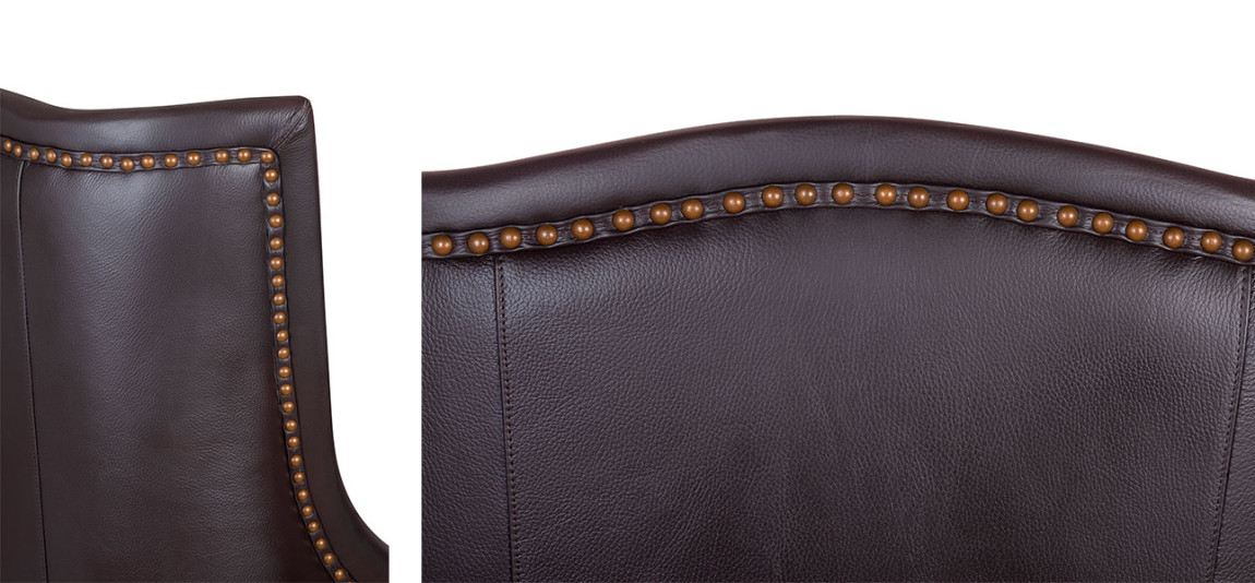 Кресло кожаное Brown Builder
