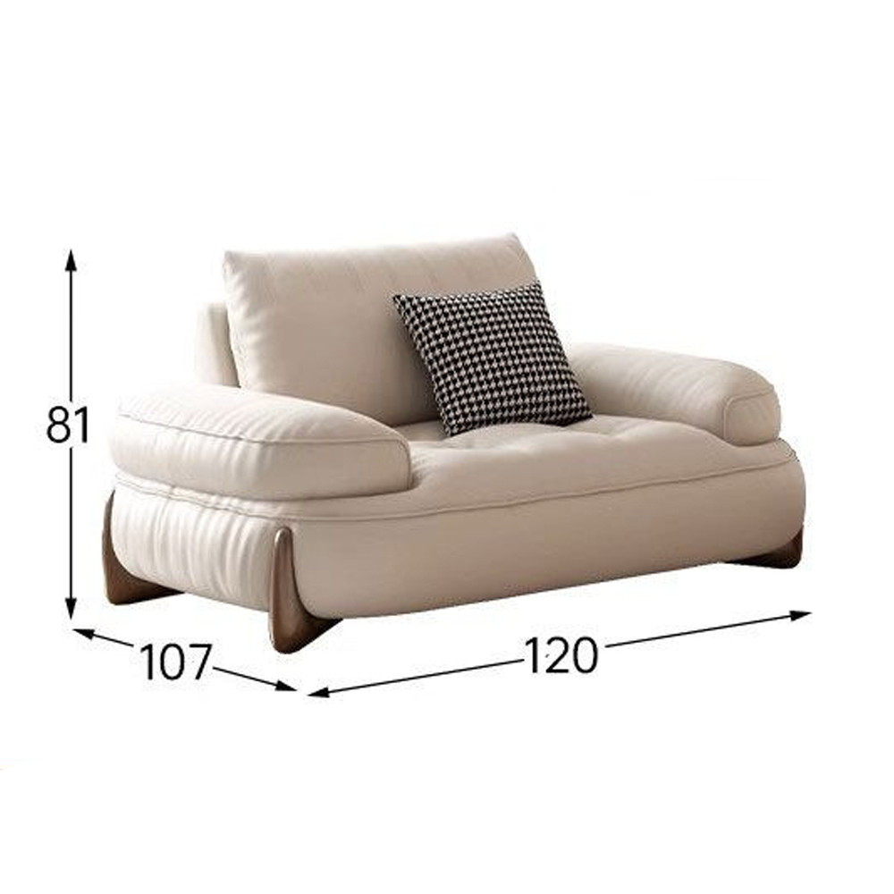 Кресло кожаное с деревянным каркасом Furniture Medieval