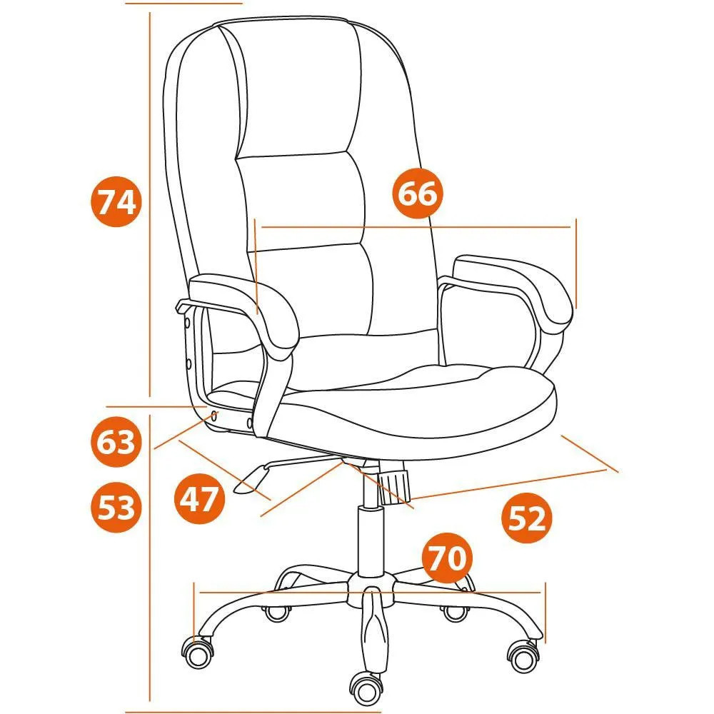 Кресло компьютерное белое City Chair
