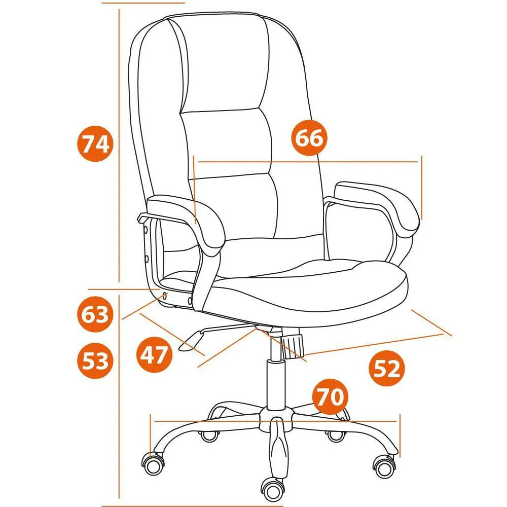 Кресло компьютерное с хромированной крестовиной City Chair