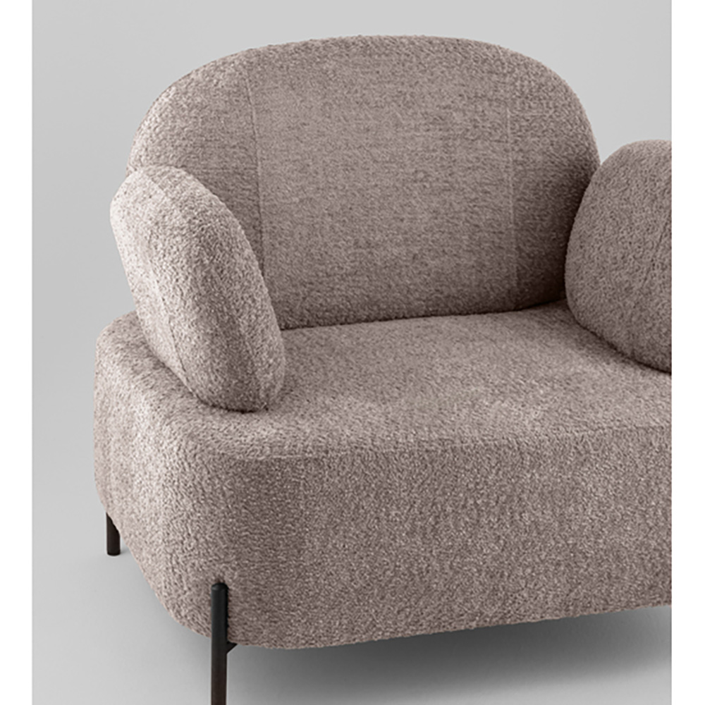 Кресло Кэнди ткань букле капучино